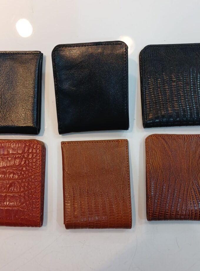 کیف پول جیبی تمام چرم کد: W-103