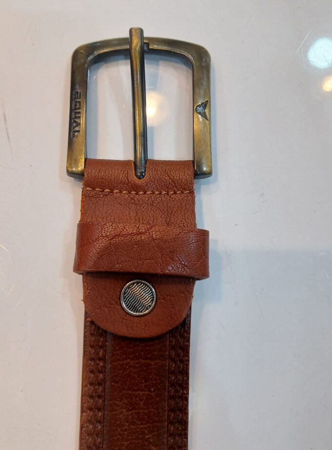 کمربند مردانه چرم گاومیش کد p21