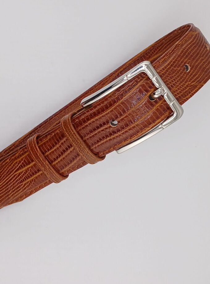 کمربند مردانه چرم گاومیش کد p21