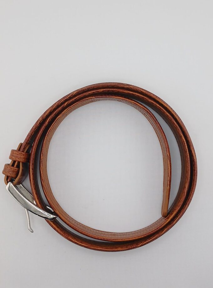 کمربند مردانه چرم گاومیش کد p21