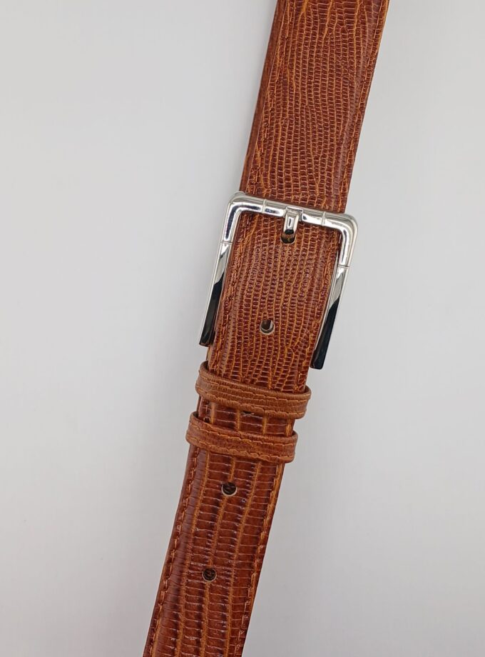 کمربند مردانه چرم گاومیش کد p21