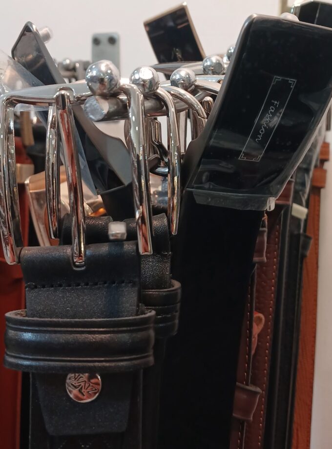 کمربند مردانه چرم گاومیش کد p21