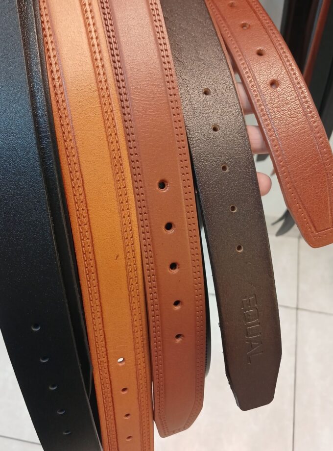 کمربند مردانه چرم گاومیش کد p21