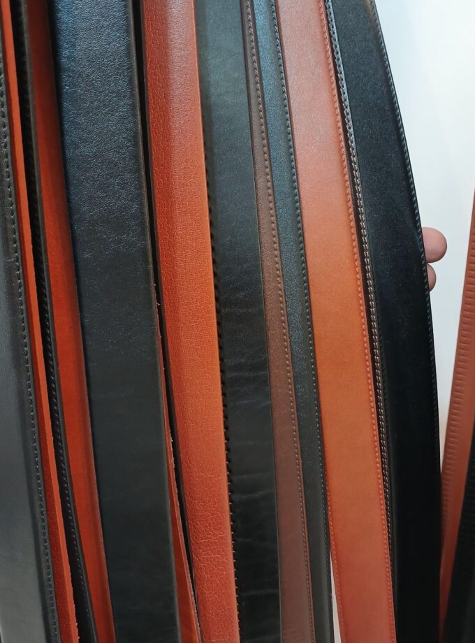 کمربند مردانه چرم گاومیش کد p21