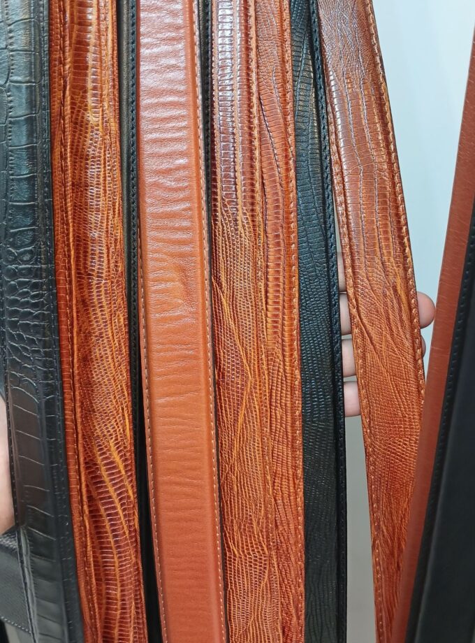 کمربند مردانه چرم گاومیش کد p21