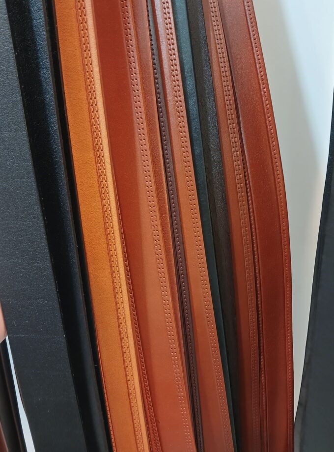 کمربند مردانه چرم گاومیش کد p21