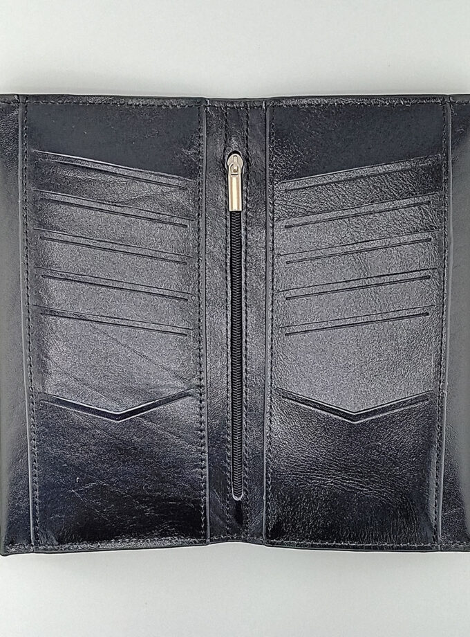 کیف پول تمام چرم کد: W-101