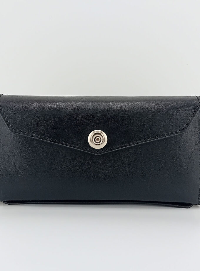 کیف پول دستی موبایلی تمام چرم طبیعی کد: W-102