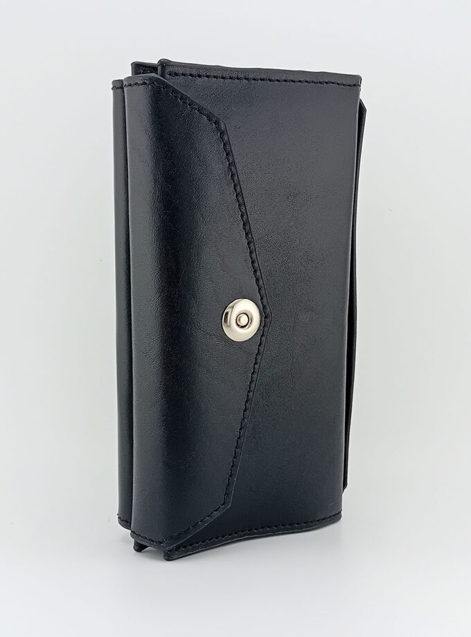 کیف پول دستی موبایلی تمام چرم طبیعی کد: W-102