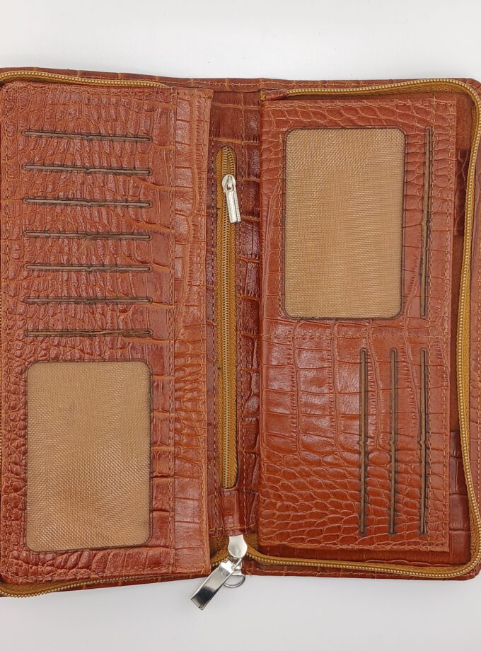 کیف دسته چک و مدارک چرم طبیعی کدp92