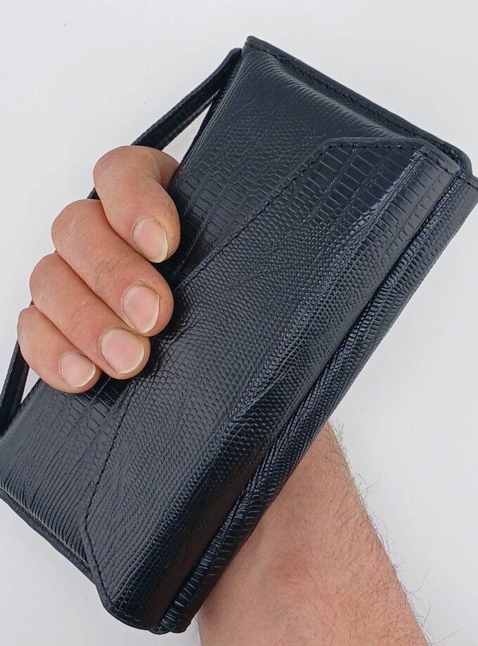 ست سه تکه مردانه چرم طبیعی کد p13