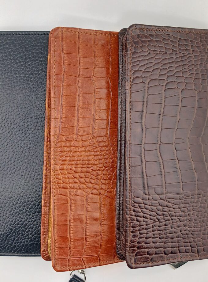 کیف دسته چک و مدارک چرم طبیعی کدp92