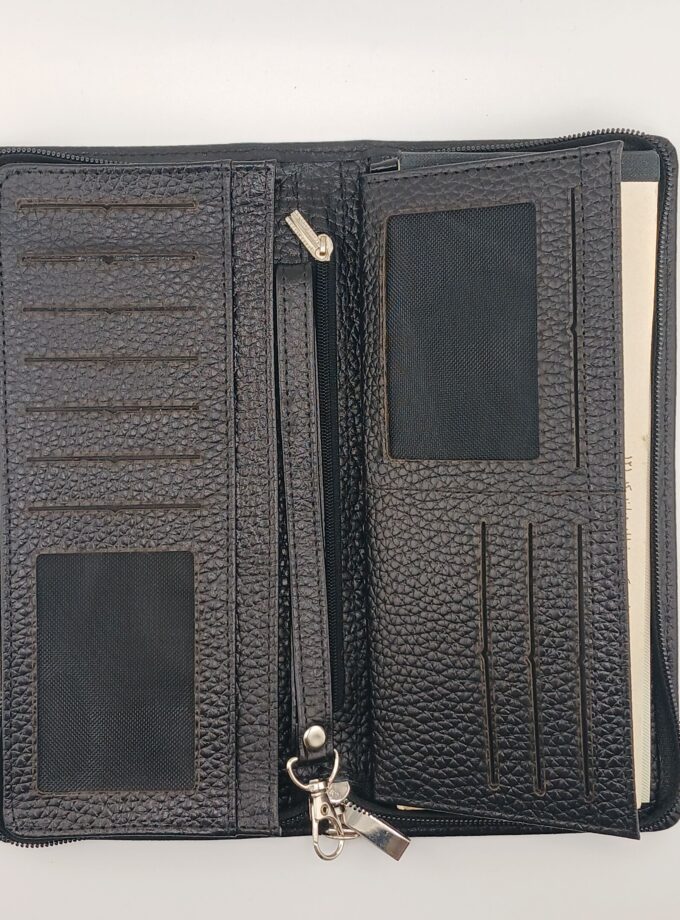 کیف دسته چک و مدارک چرم طبیعی کدp92