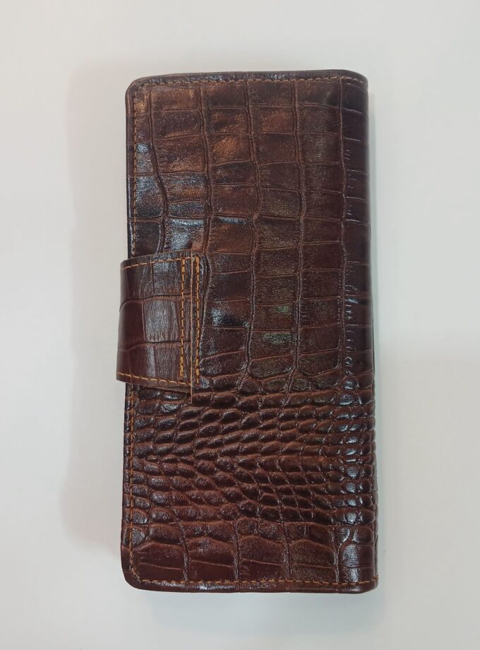 کیف پول دستی زنانه چرم طبیعی p4w