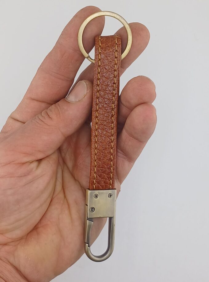 جاکلیدی و جاسوییچی نواری چرم طبیعی کد p2nh