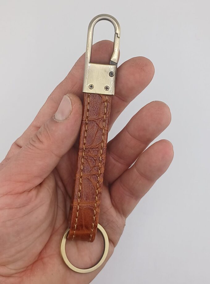 جاکلیدی و جاسوییچی نواری چرم طبیعی کد p2nh