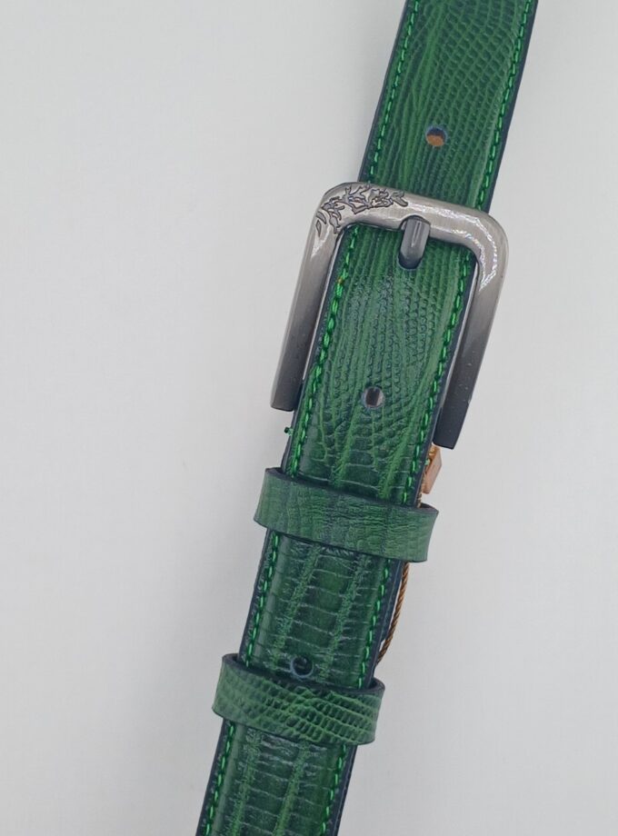 کمربند زنانه چرم طبیعی کد p3