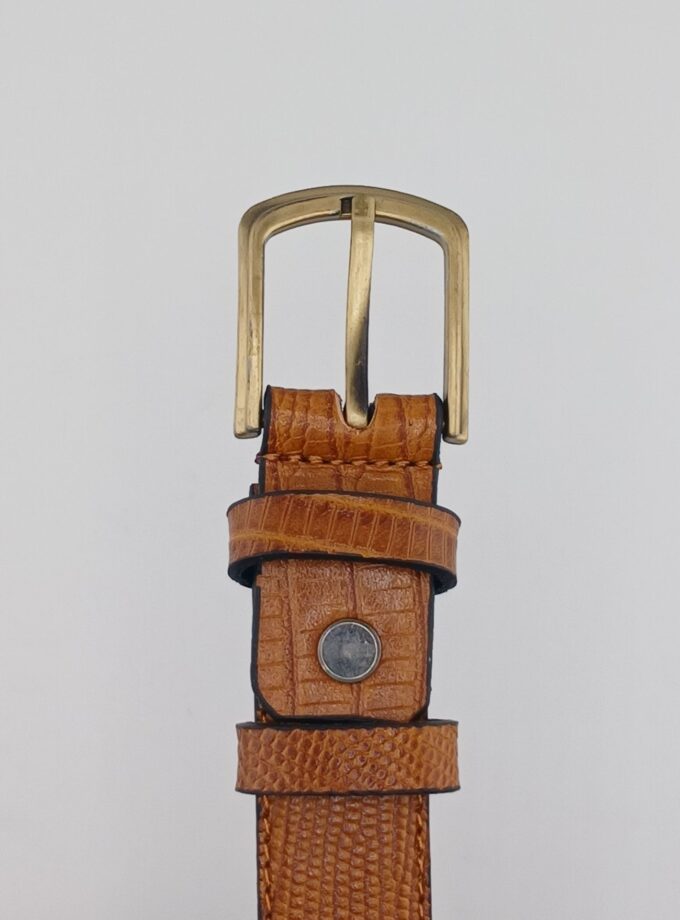 کمربند زنانه چرم طبیعی کد p3