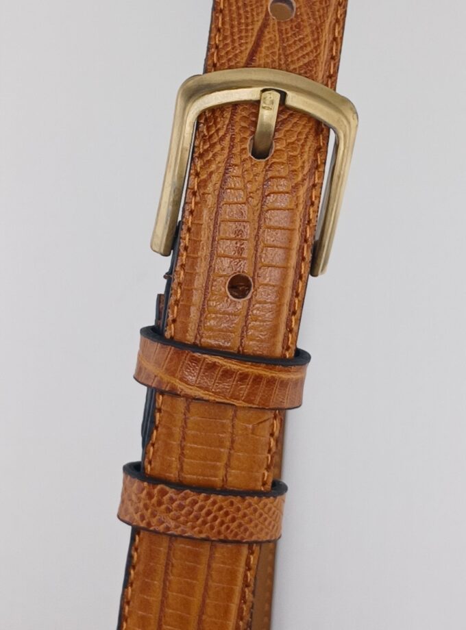 کمربند زنانه چرم طبیعی کد p3