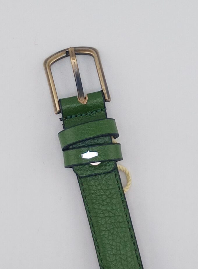 کمربند زنانه چرم طبیعی کد p3