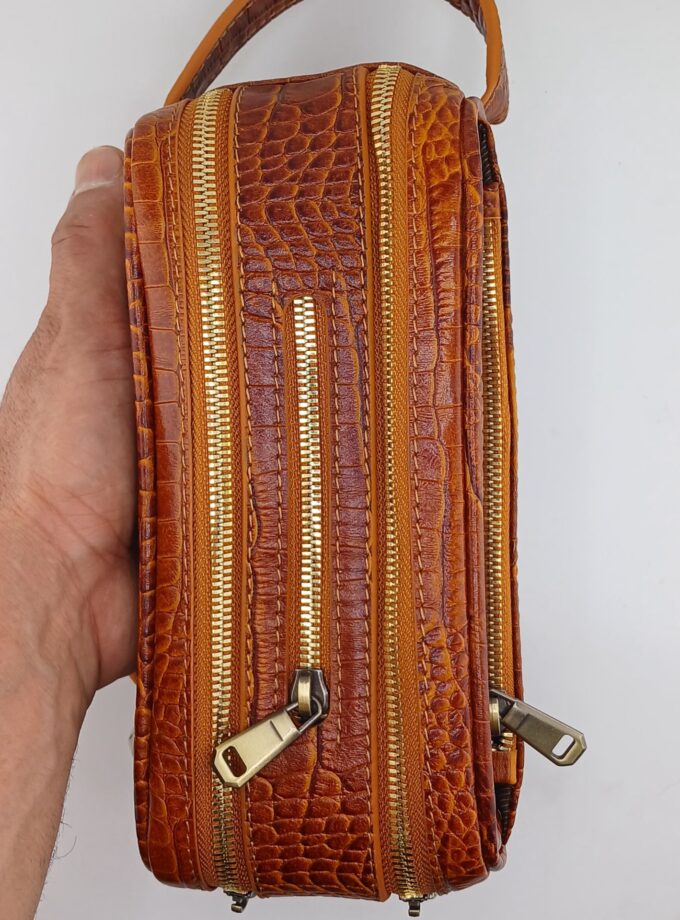 شوزبگ چرمی رمزدار پنج زیپ کد p81