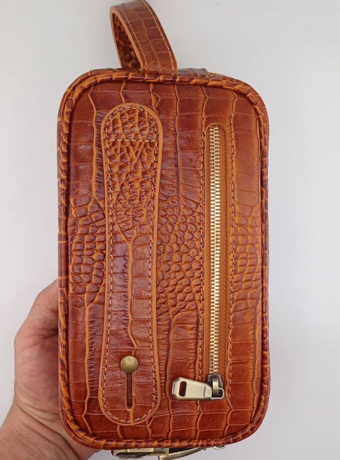 شوزبگ چرمی رمزدار پنج زیپ کد p81