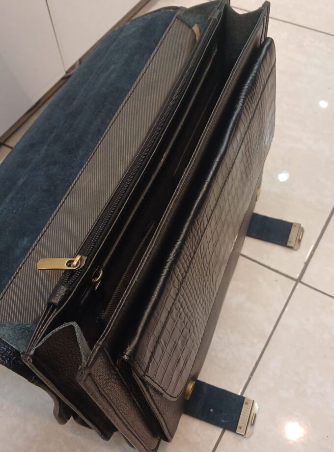 کیف اداری چرم دوقفل رمزدار کد p101
