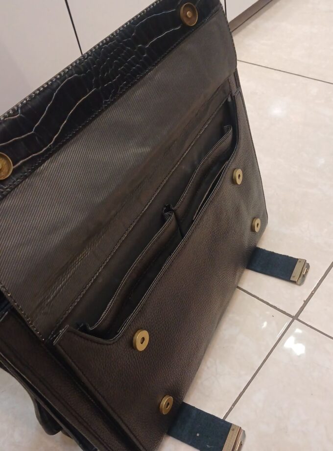 کیف اداری چرم دوقفل رمزدار کد p101