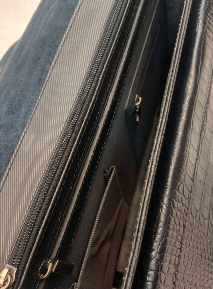 کیف اداری چرم دوقفل رمزدار کد p101