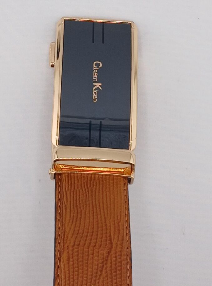 کمربند ریلی چرم طبیعی کد p22