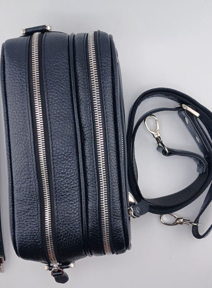 شوزبگ دوحالته دستی دوشی چرم طبیعی گاوی فلوتر کد p82