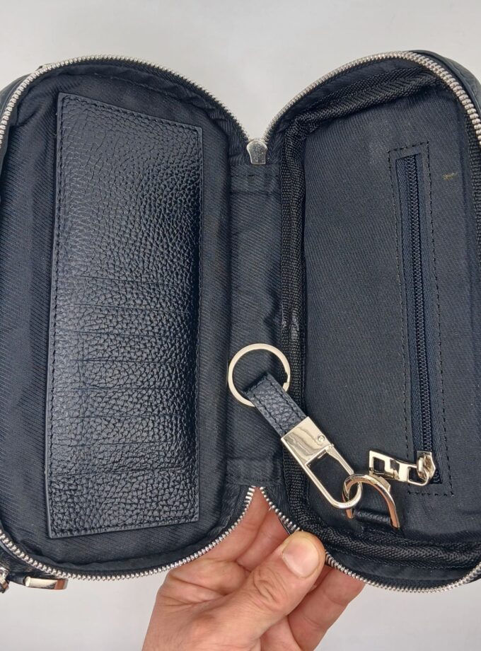 شوزبگ دوحالته دستی دوشی چرم طبیعی گاوی فلوتر کد p82