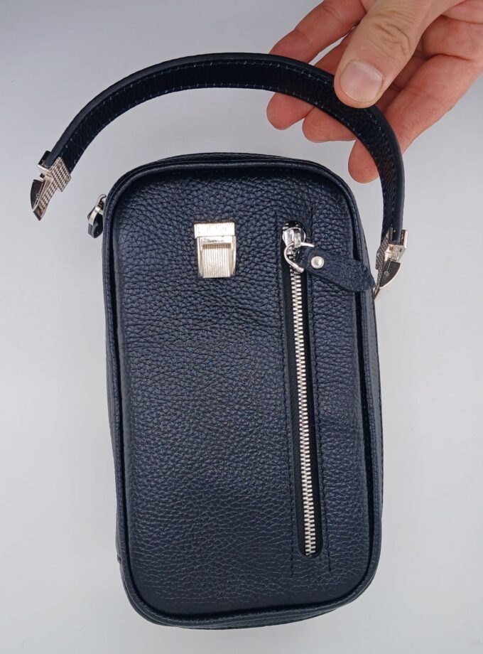 شوزبگ دوحالته دستی دوشی چرم طبیعی گاوی فلوتر کد p82