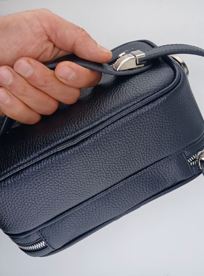 شوزبگ دوحالته دستی دوشی چرم طبیعی گاوی فلوتر کد p82