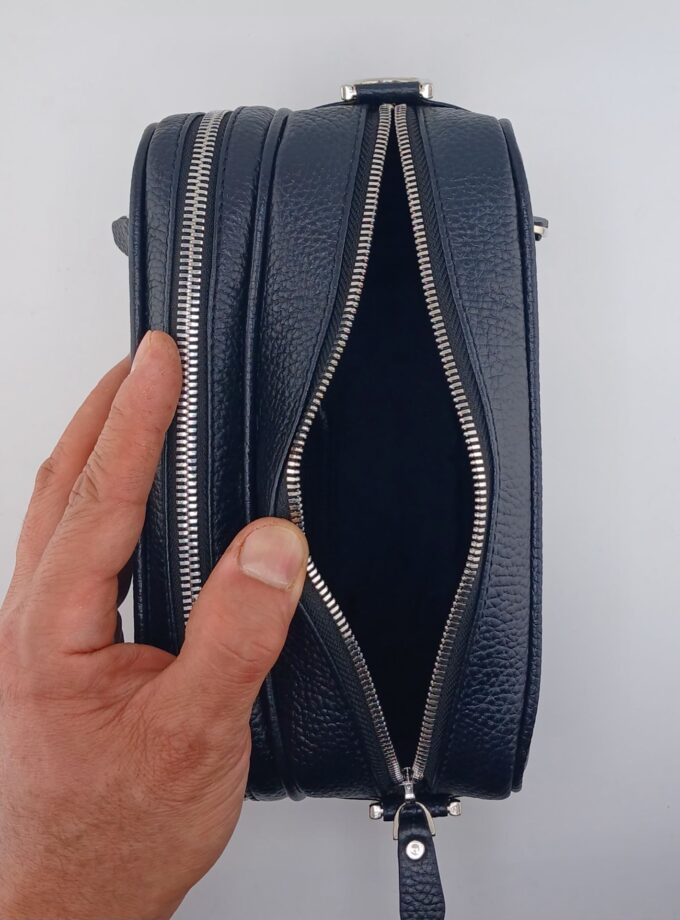 شوزبگ دوحالته دستی دوشی چرم طبیعی گاوی فلوتر کد p82