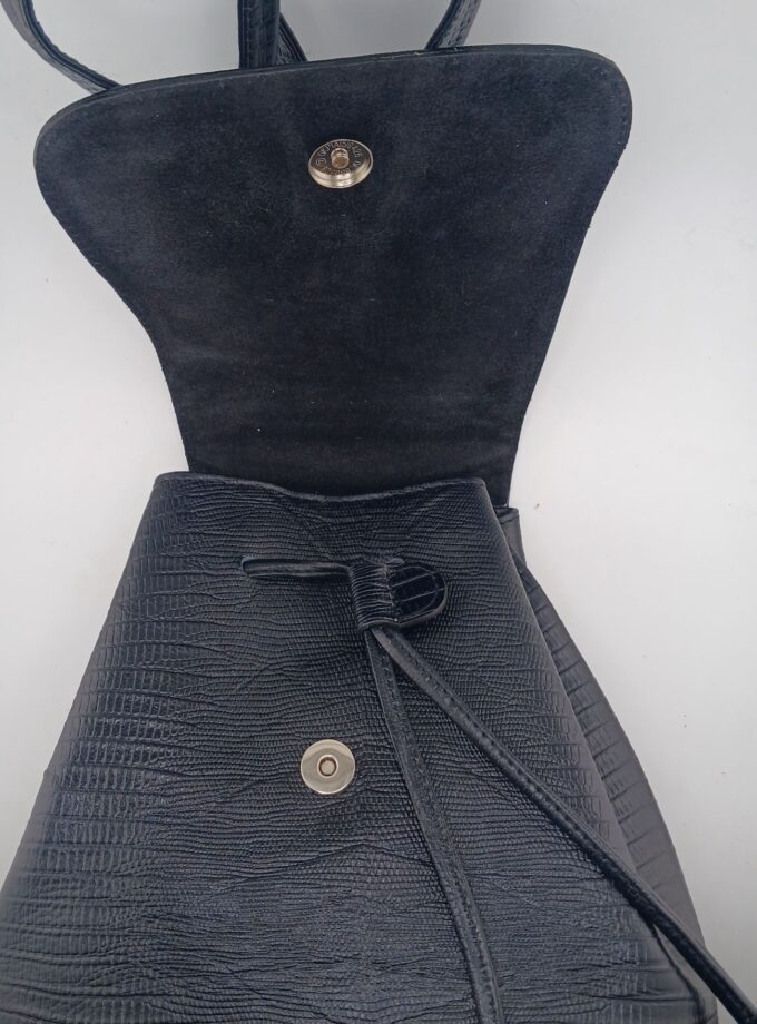 کوله پشتی چرم طبیعی مدل کیسه ای کد p171