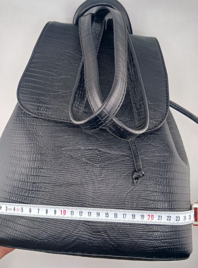 کوله پشتی چرم طبیعی مدل کیسه ای کد p171