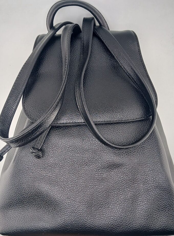 کوله پشتی چرم طبیعی مدل کیسه ای کد p171