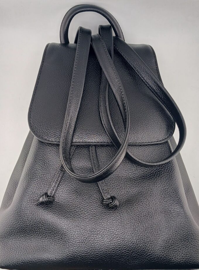 کوله پشتی چرم طبیعی مدل کیسه ای کد p171