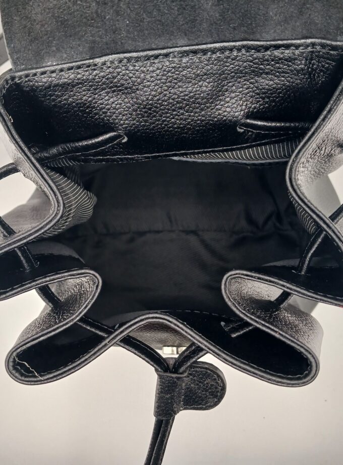 کوله پشتی چرم طبیعی مدل کیسه ای کد p171