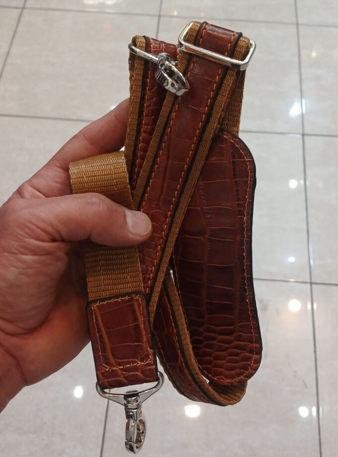 کیف اداری چرم گاوی مدل دور زیپ p103
