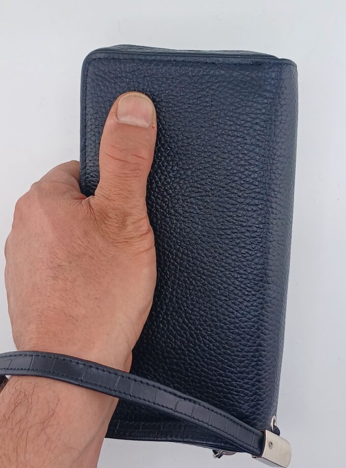 کیف دستی چرم مدل آکارديونی