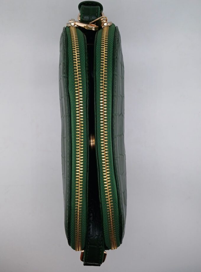 کیف دوشی زنانه چرم طبیعی مگنت وسط کد p131