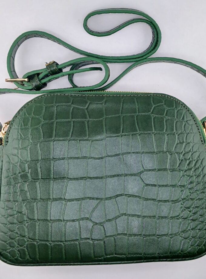 کیف دوشی زنانه چرم طبیعی مگنت وسط کد p131