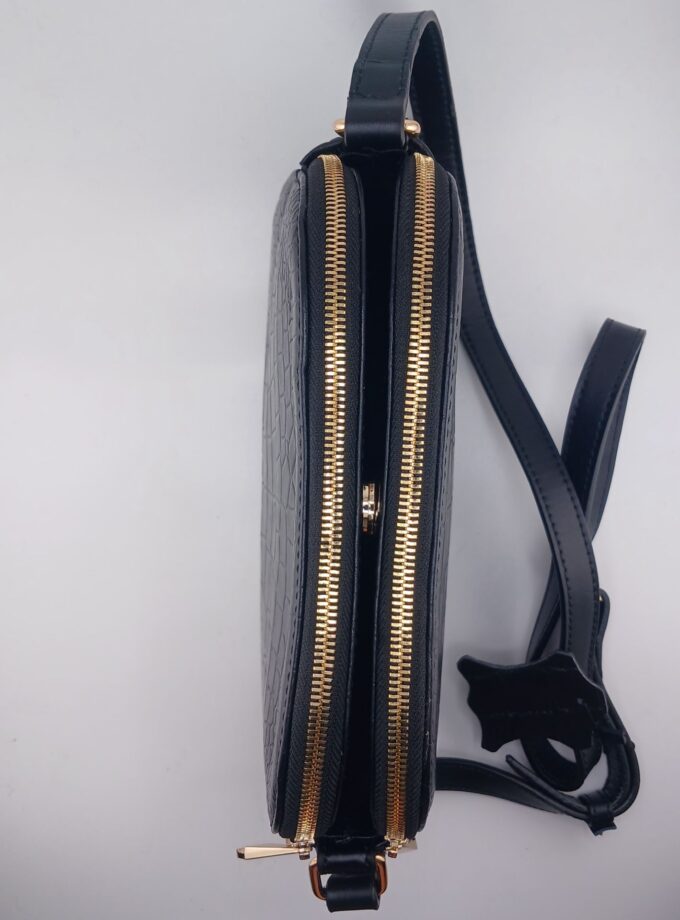 کیف دوشی زنانه چرم طبیعی مگنت وسط کد p132