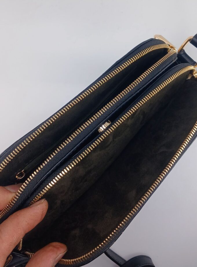 کیف دوشی زنانه چرم طبیعی مگنت وسط کد p132