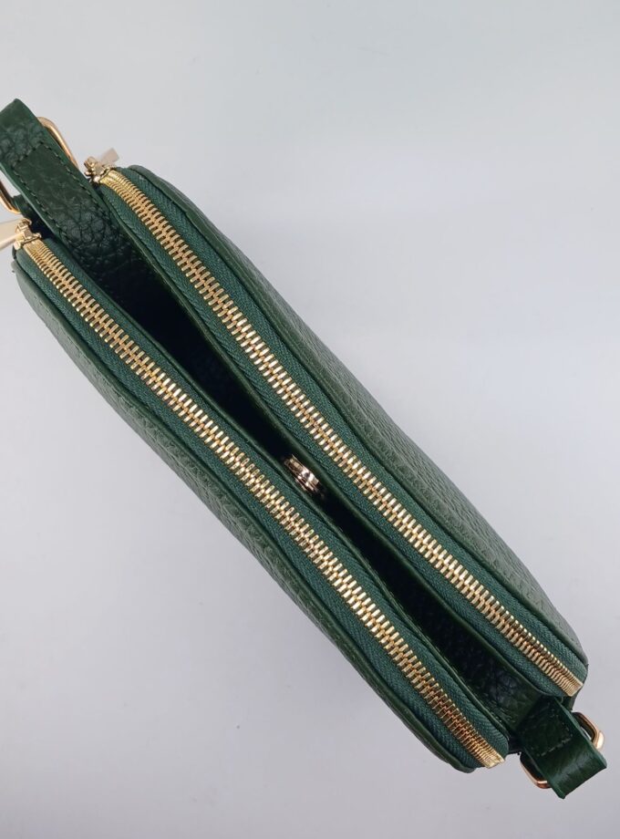 کیف دوشی زنانه چرم طبیعی مگنت وسط کد p131