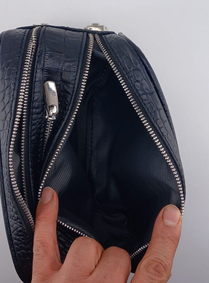 شوزبگ چرمی رمزدار پنج زیپ کد p81mf