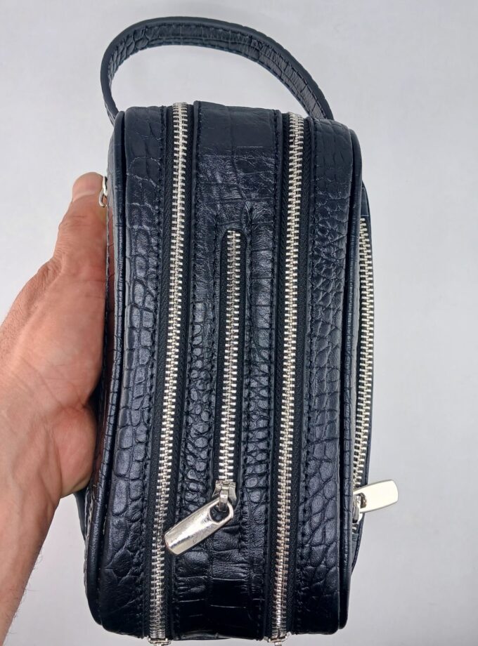 شوزبگ چرمی رمزدار پنج زیپ کد p81mk