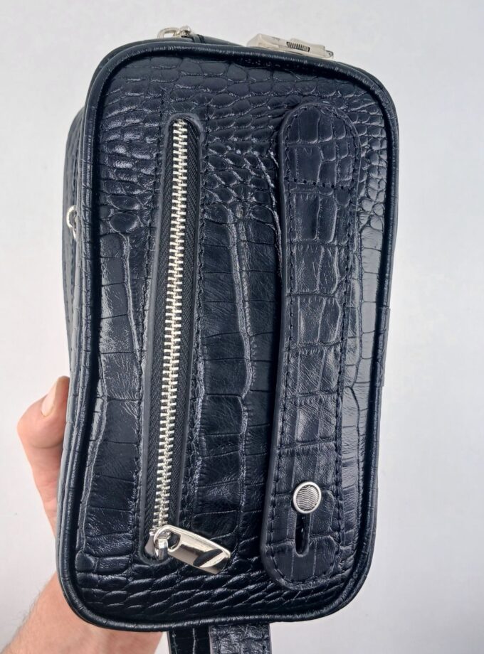 شوزبگ چرمی رمزدار پنج زیپ کد p81mk